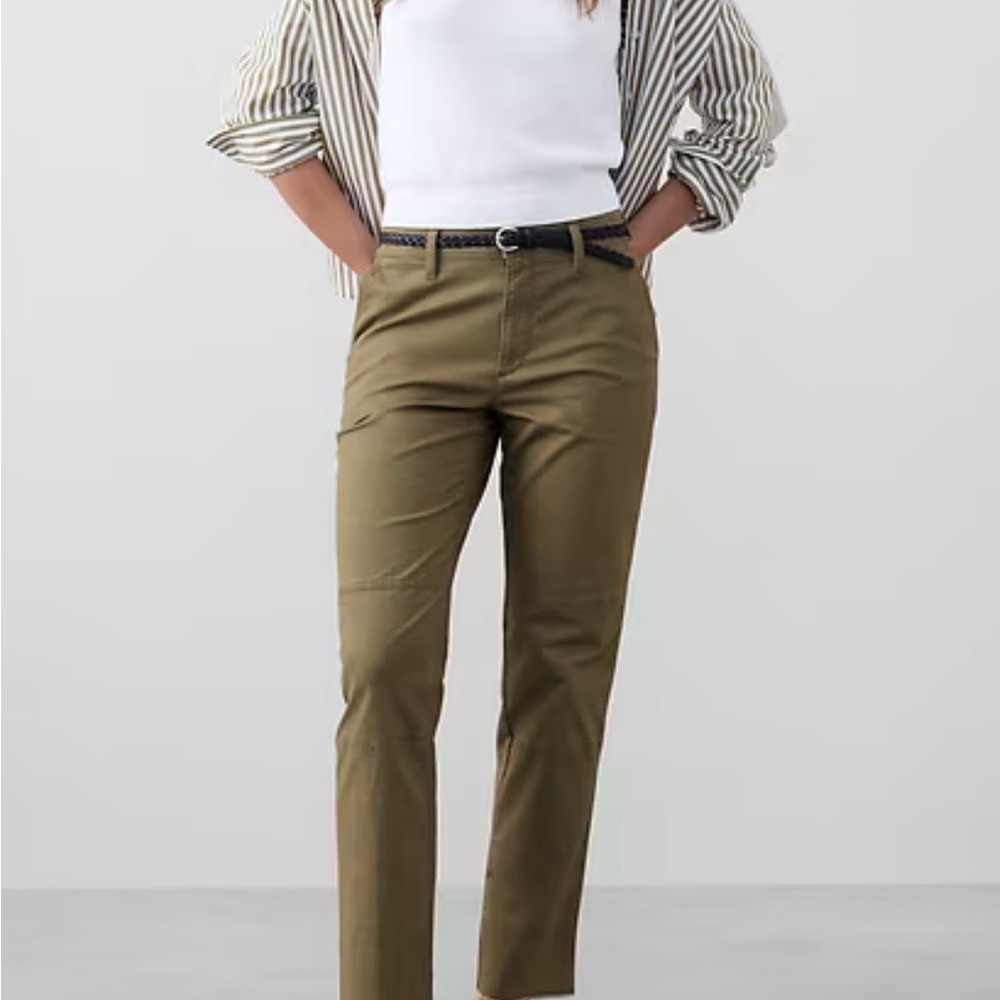 Banana Republic Chino Olive Green Pants NWT